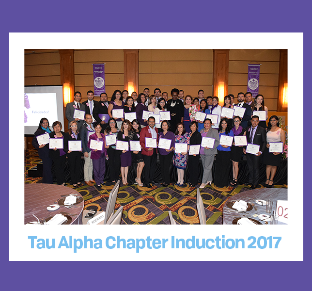 Tau Alpha Chapter Induction 2017