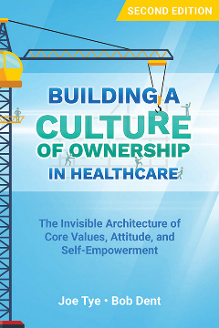 Building a Culture of Ownership in Healthcare cover depicts a crane 