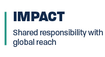 Impact: shared responsibility with global reach.