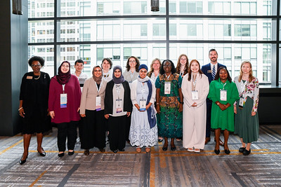 2025 Leadership Education Grant recipients at congress with President Sandra Bibb and CEO Luke Davis.