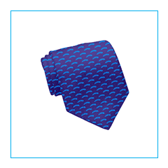 Tie in Laurel Leaf Pattern