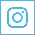 Instagram blue outline